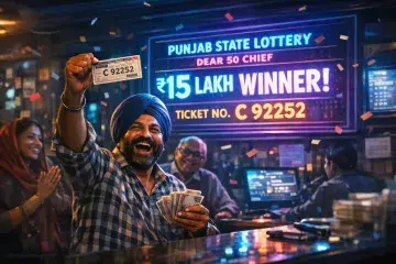 Punjab State Dear 50 Chief Lottery Awards ₹15 Lakh to Ticket C 92252